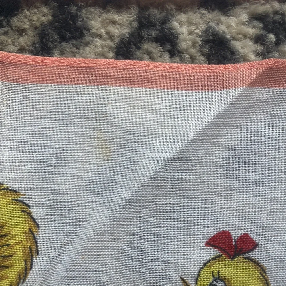 Lot 2 VTG‎ Fruit of the Loom Kids Handkerchiefs Teddy Bear Firefighter Kitsch
